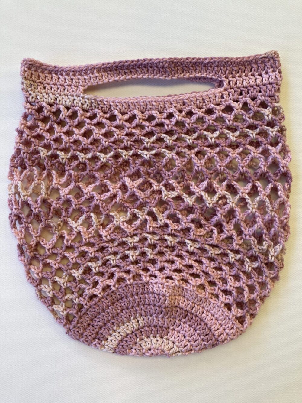 Pink-mesh-market-bag-produce-bag-ombre