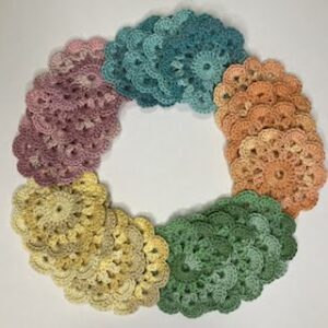 vintage-style-crochet-coasters-cotton-rainbow