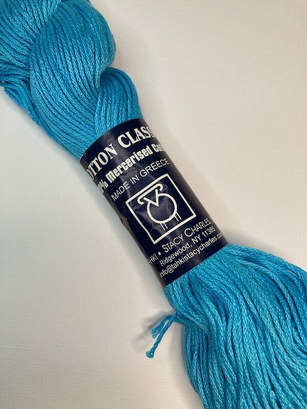 blue tahki cotton classic yarn