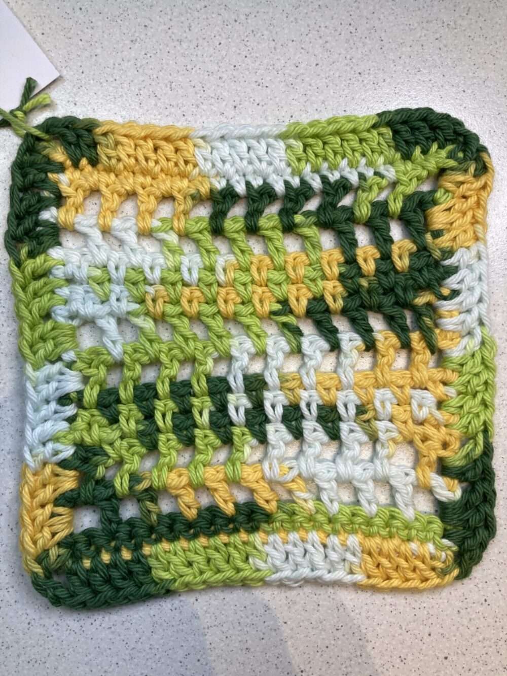 crochet-pattern-quick-easy-dishcloth-green-yellow-white