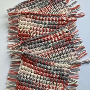 crochet-mug-rug-coaster-red-grey