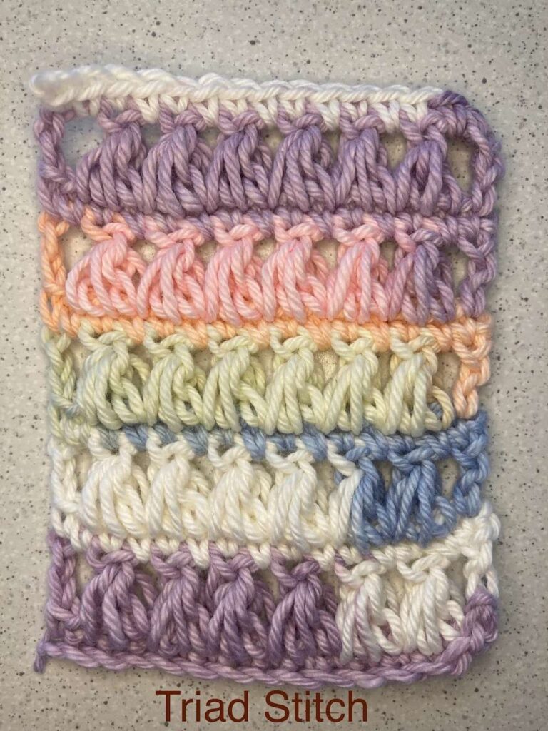 crochet-triade-stitch