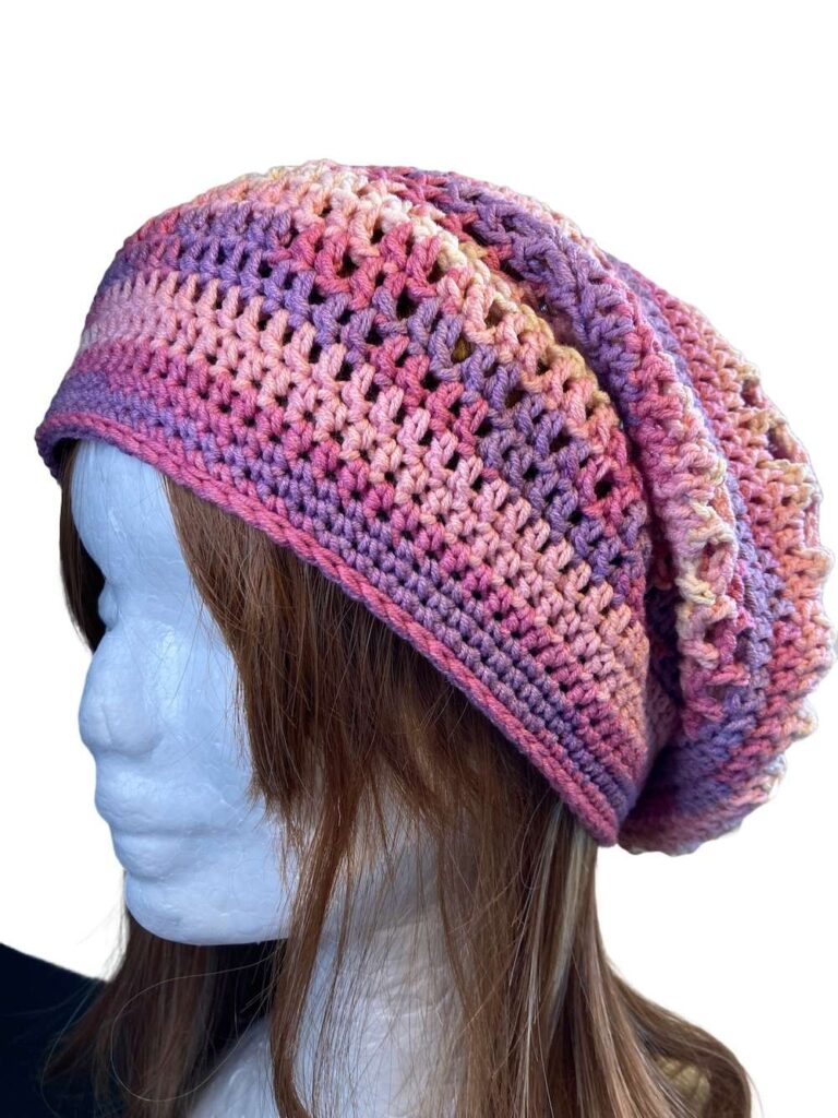 crochet-slouch-hat-shades-of-pink