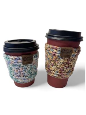 crochet coffee cup cozies