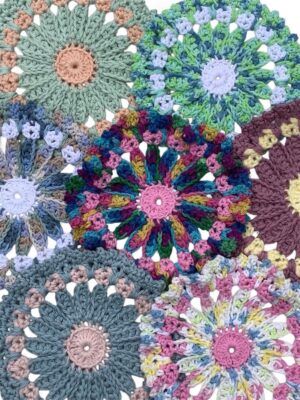 group of doilies