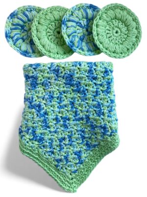 Face Wash Cloth & Scrubbie Set