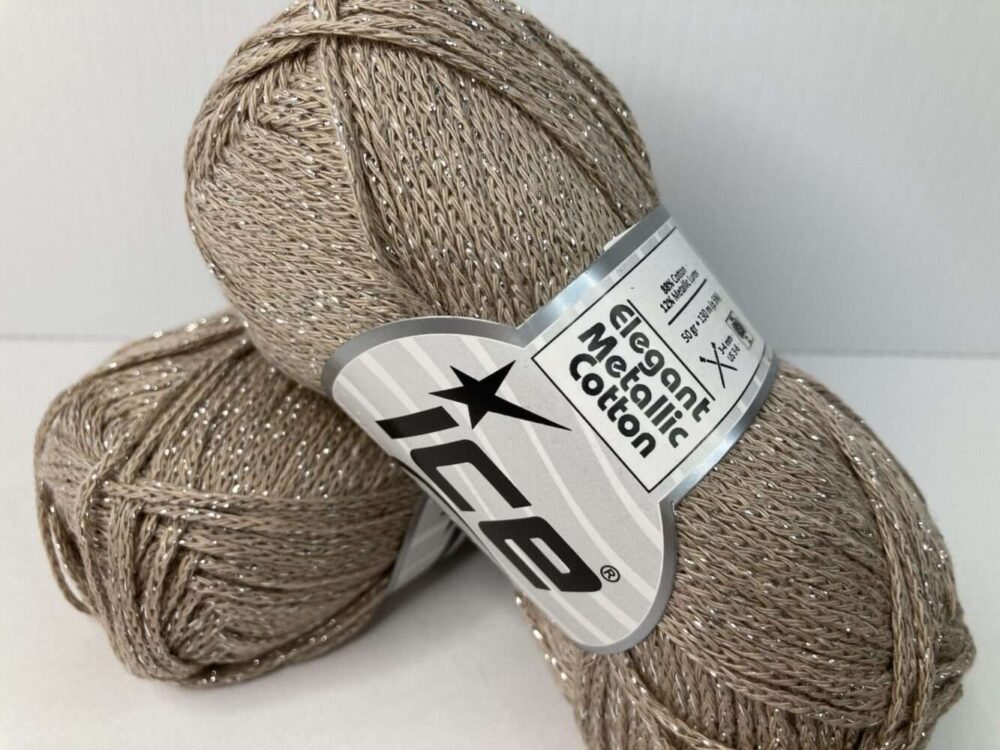 5ply Elegant Metallic Cotton Blend Yarn - 50g - Image 7