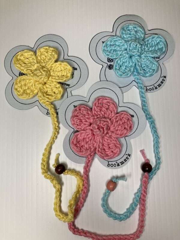 Crochet Daisy Bookmark Pattern-PDF