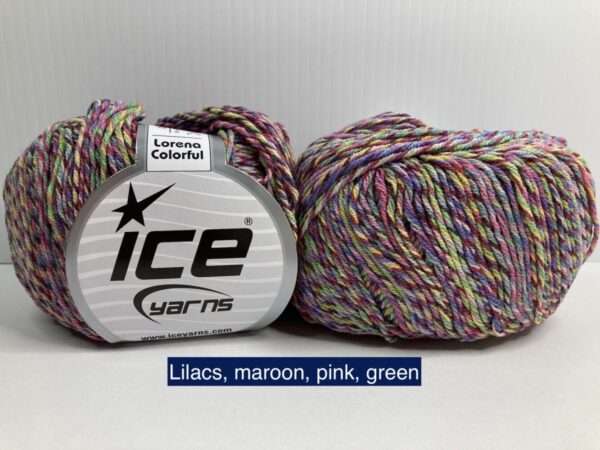 8ply Lorena Colorful Cotton Blend Yarn - 50g - Image 5