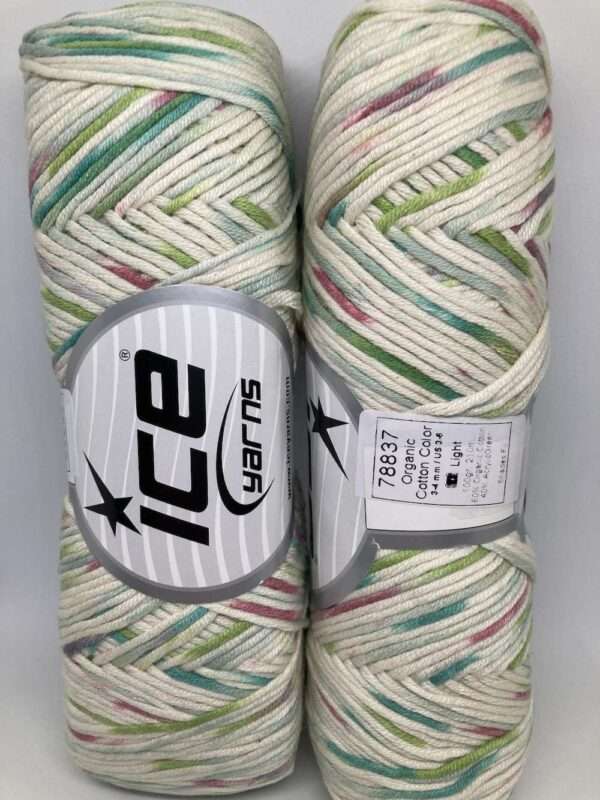 8ply Organic Cotton Color Yarn 100g - Image 3