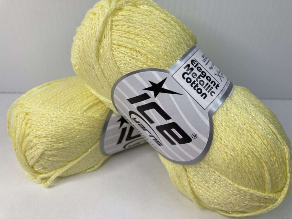 5ply Elegant Metallic Cotton Blend Yarn - 50g - Image 8