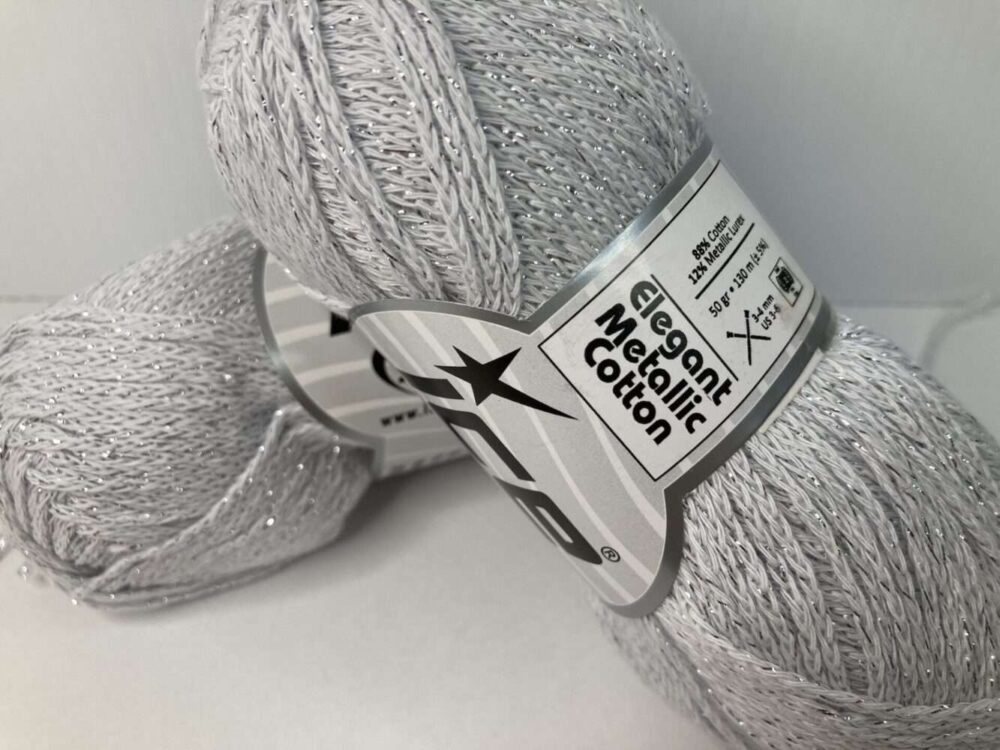 5ply Elegant Metallic Cotton Blend Yarn - 50g - Image 10