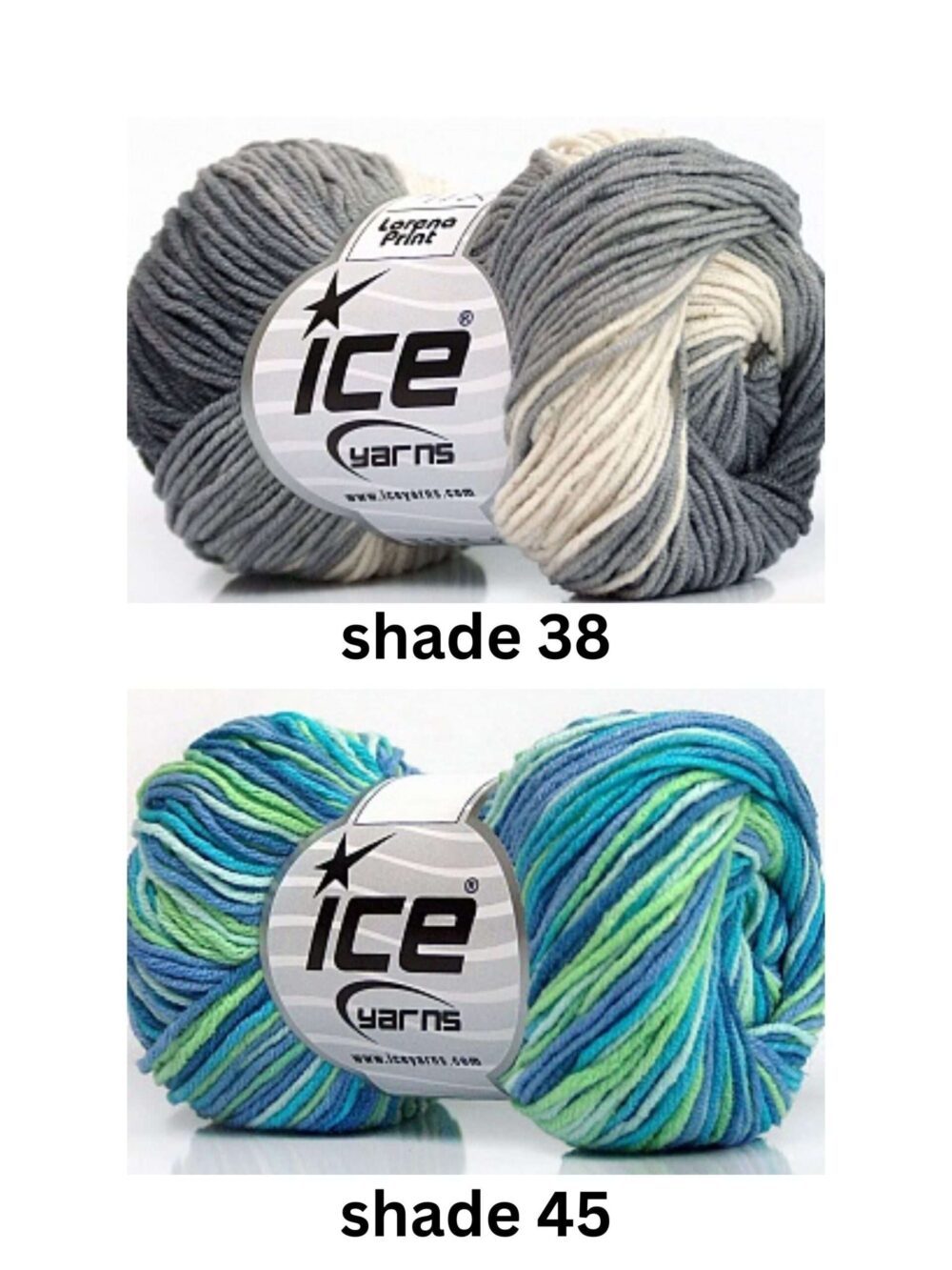 8ply Lorena Print Cotton Blend Yarn -  50g - Image 6