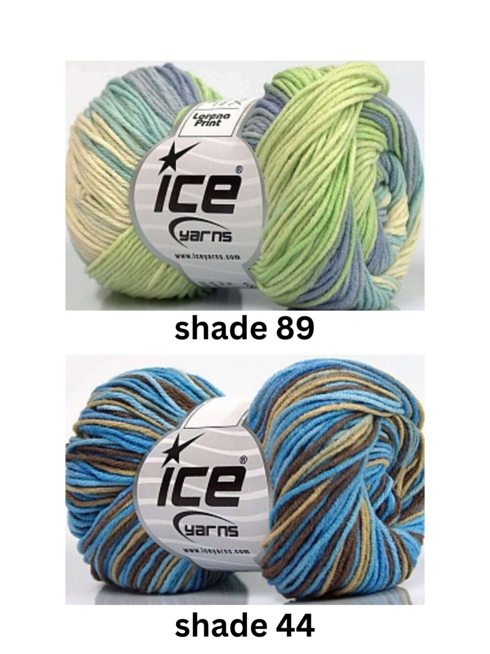 8ply Lorena Print Cotton Blend Yarn -  50g - Image 3
