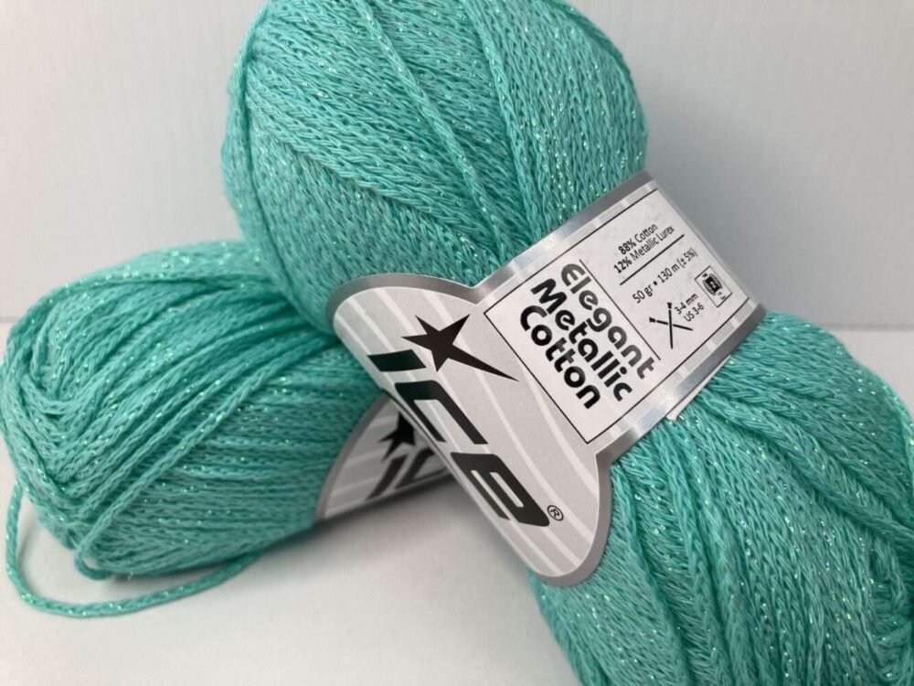 5ply Elegant Metallic Cotton Blend Yarn - 50g - Image 11