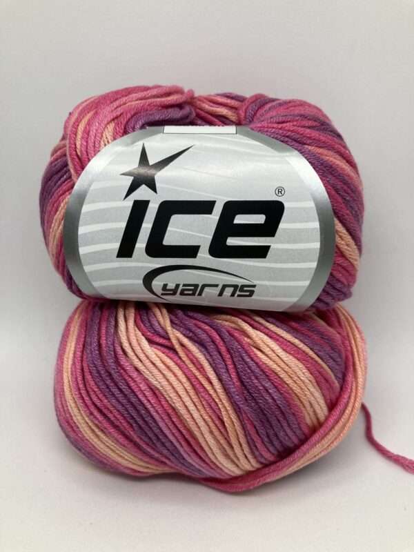8ply Lorena Batik Cotton Blend Yarn -  50g - Image 2