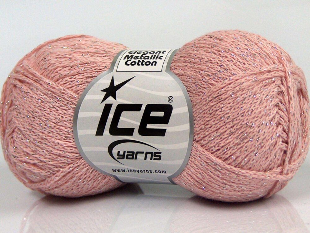 5ply Elegant Metallic Cotton Blend Yarn - 50g