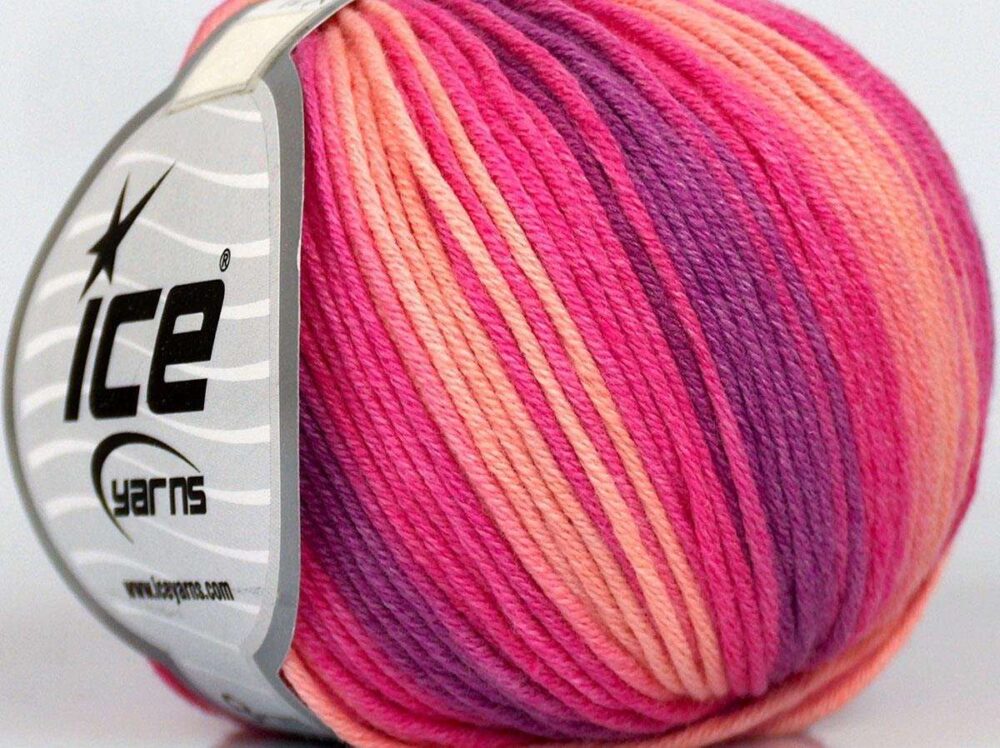 8ply Lorena Batik Cotton Blend Yarn -  50g