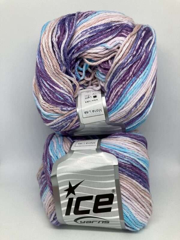 Ice Yarns 8ply Mona Lisa Cotton Yarn  - 100g - Image 9