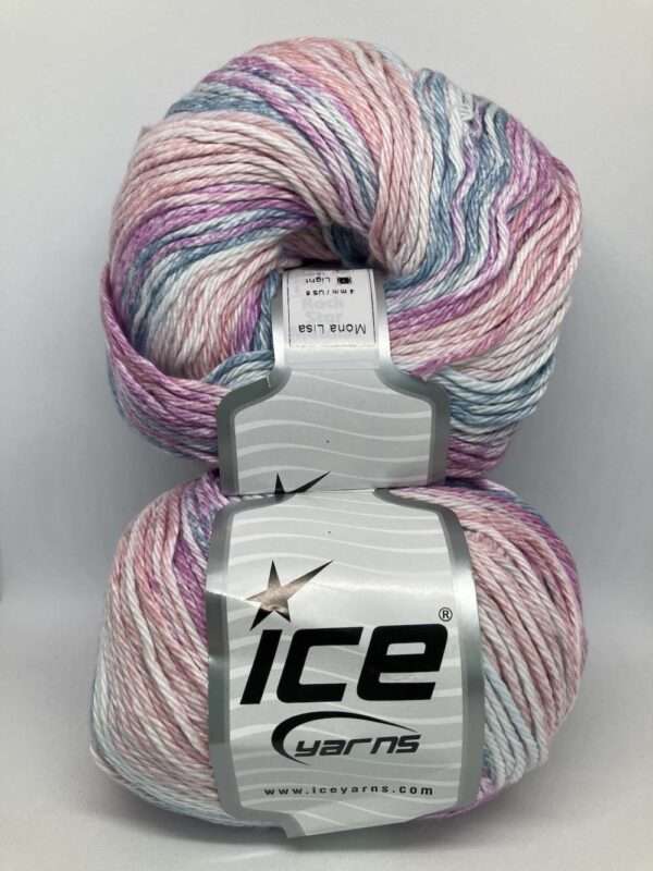 Ice Yarns 8ply Mona Lisa Cotton Yarn  - 100g - Image 7