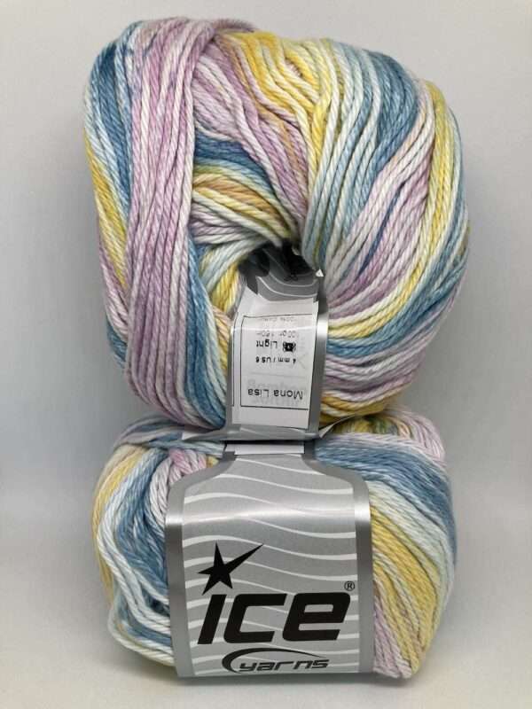 Ice Yarns 8ply Mona Lisa Cotton Yarn  - 100g - Image 4