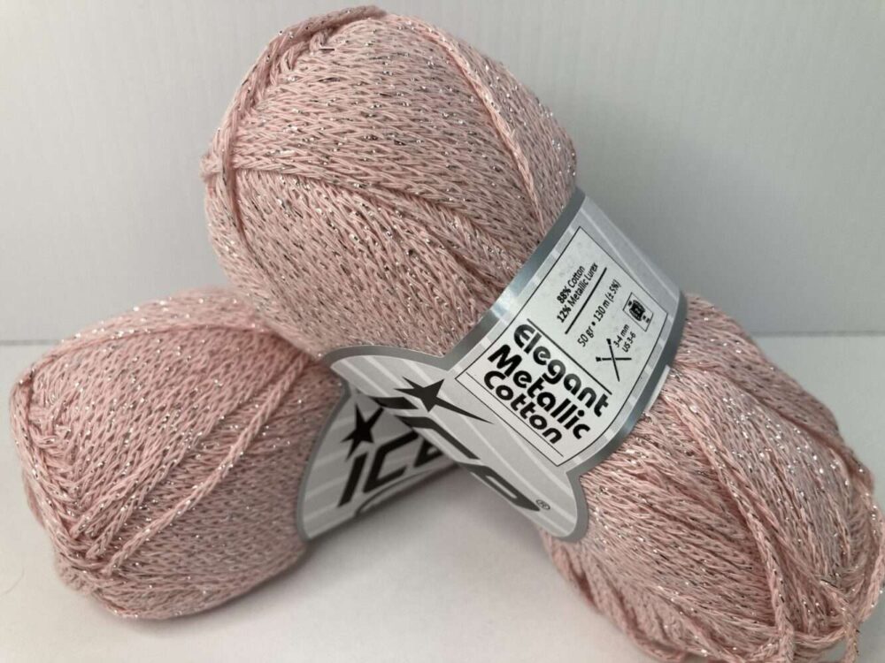 5ply Elegant Metallic Cotton Blend Yarn - 50g - Image 9