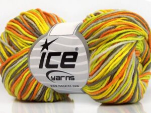 8ply Lorena Print Cotton Blend Yarn - 50g
