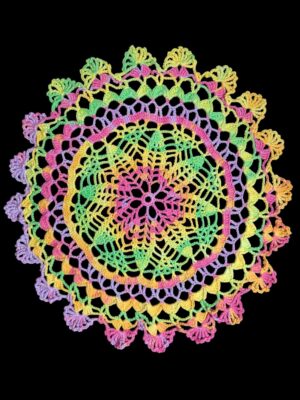 Rainbow_crochet_doily