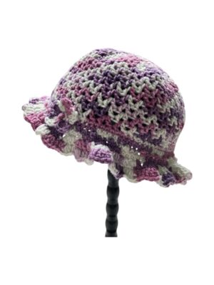 purple girls sun hat