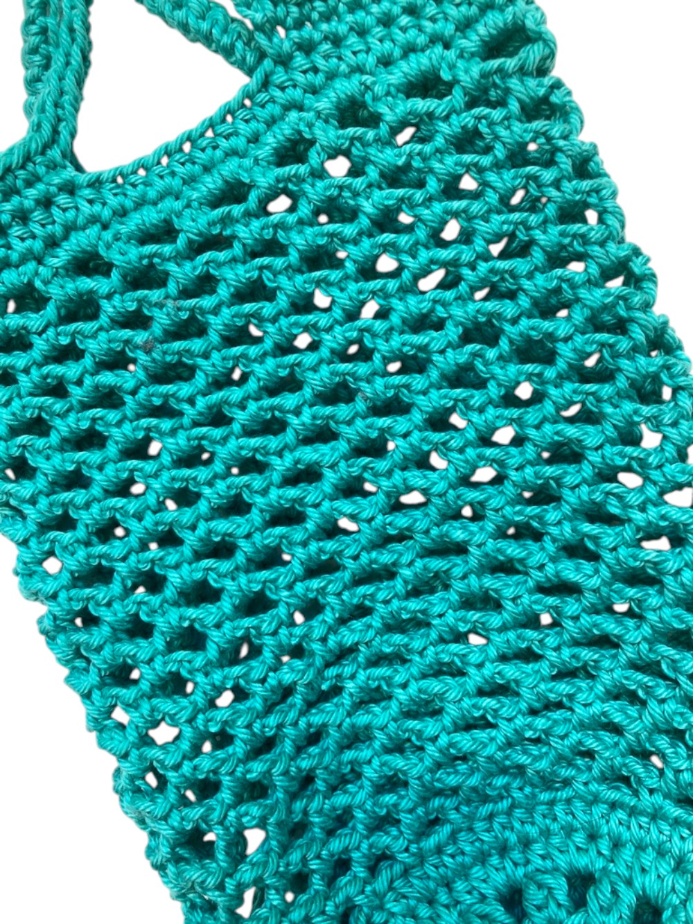 Teal Mesh Phone or Bottle Bag - Image 3
