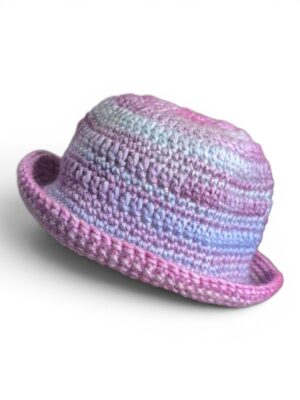 baby bucket hat pink purple