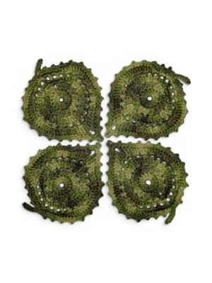 Leafy Green Coasters For Your Home - Bright and Cheerful