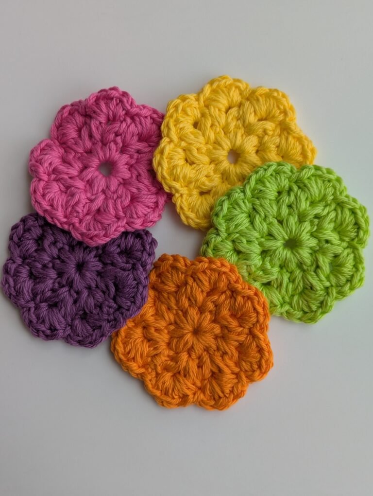 reusable makeup pads in bright colours
