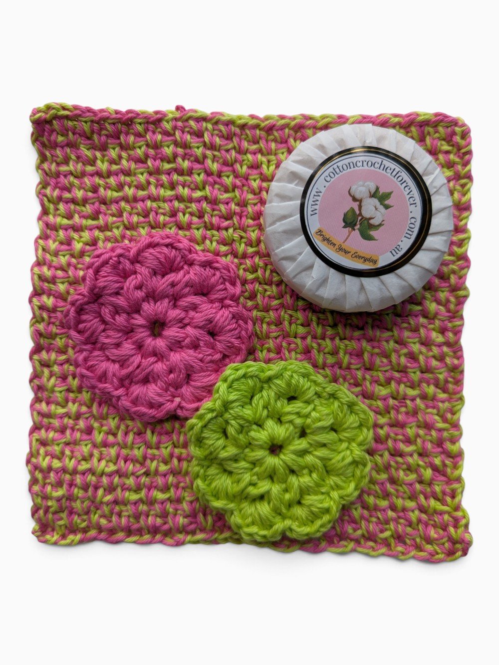 Cotton Face Wash Cloth & Makeup Pad Set - Image 12