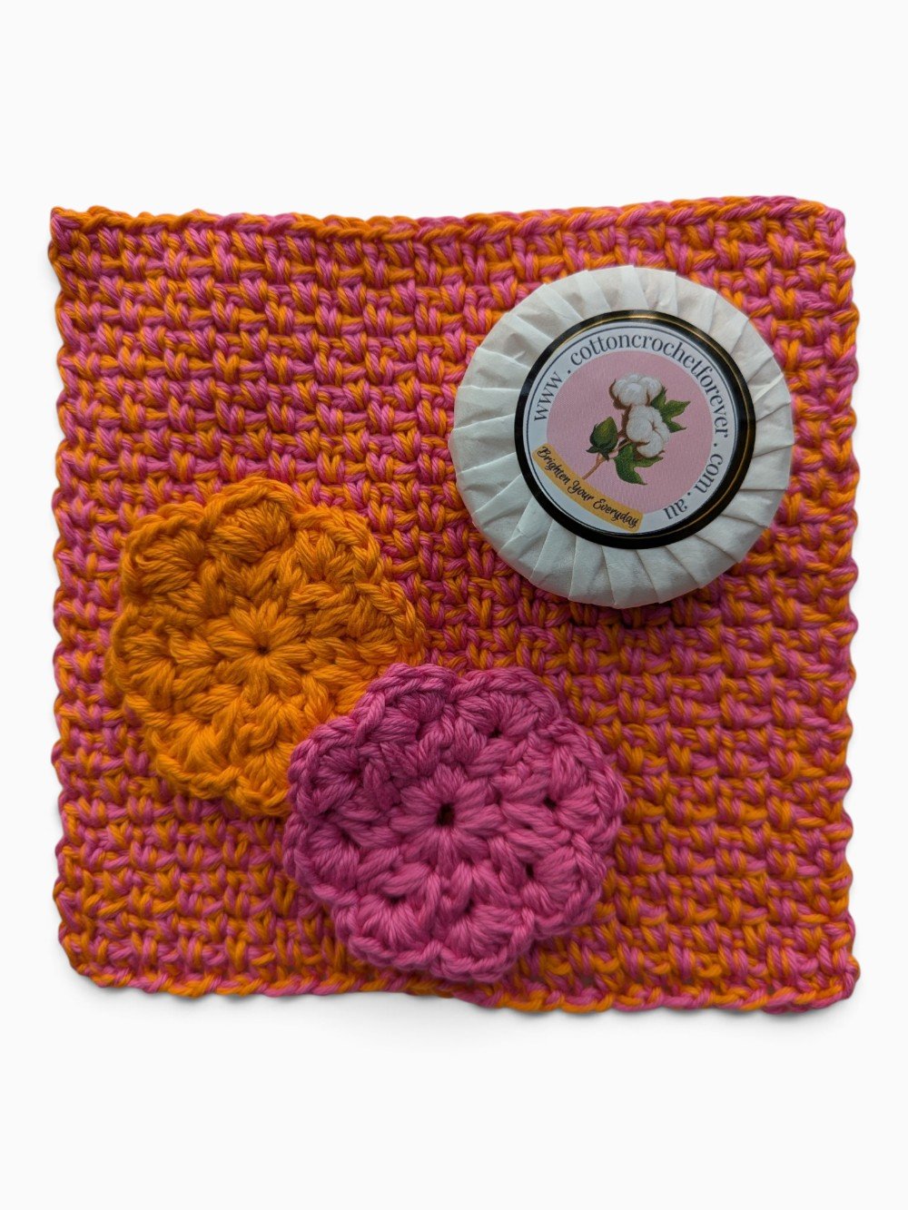 Cotton Face Wash Cloth & Makeup Pad Set - Image 7