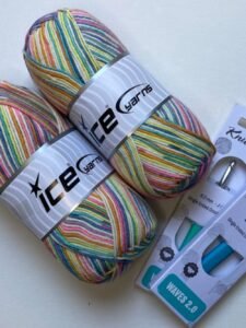 ice yarns and knitpro hooks